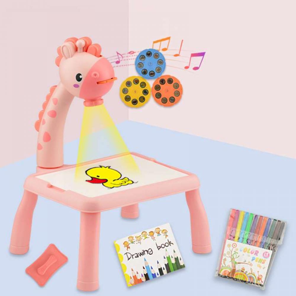 Kids Drawing Projector,Trace and Draw Projector Toy Drawing Board Tracing  Desk Learn to Draw Sketch Machine Art Tracing Projector, Educational  Drawing